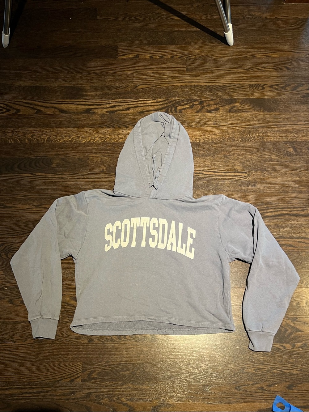 Brandy Melville coastal blue Scottsdale cropped hoodie
